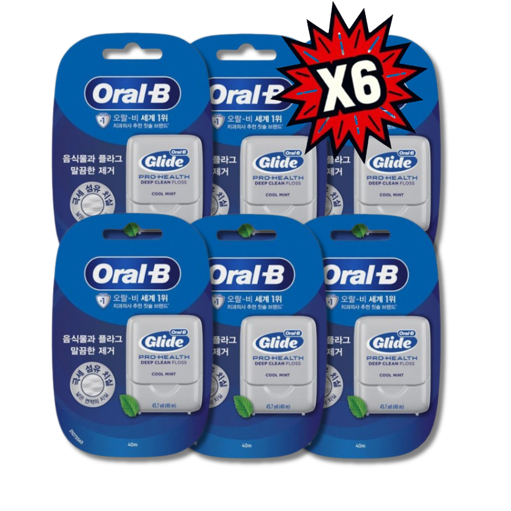 Oral-b Glide Pro-Health Deep Clean Floss 6P (40m)