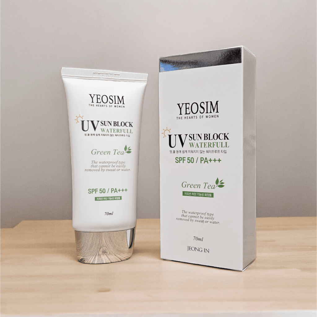 Kem chống nắng trà xanh YEOSIM 70ML SPFP50 chống thấm nước