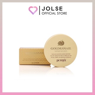 Miếng dán mắt Petitfee Gold & Snail 60ea (30 ngày)