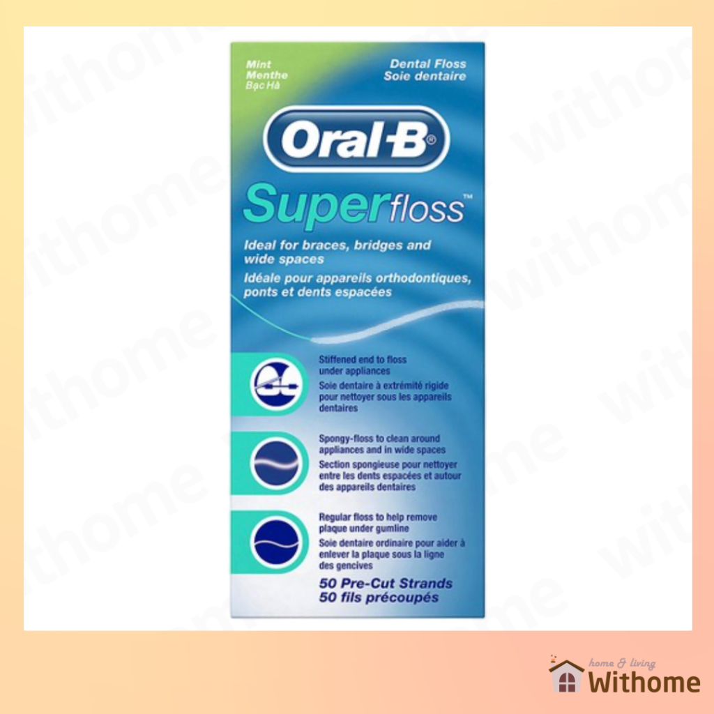 [Oral-B] Super Flos Dental Flos Mint 50M