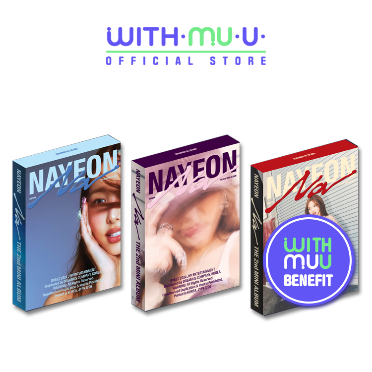 Album JYP Entertainment TWICE NAYEON [NA] 2nd Mini Album (WITHMUU POB)