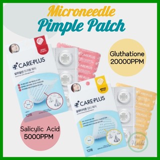 Hàn Quốc 🇰🇷 Care PLUS Microneedle Pimple Patch / Miếng dán rắc rối axit Salicylic / Miếng dán vết thâm Gluthatione / Miếng dán sẹo mụn
