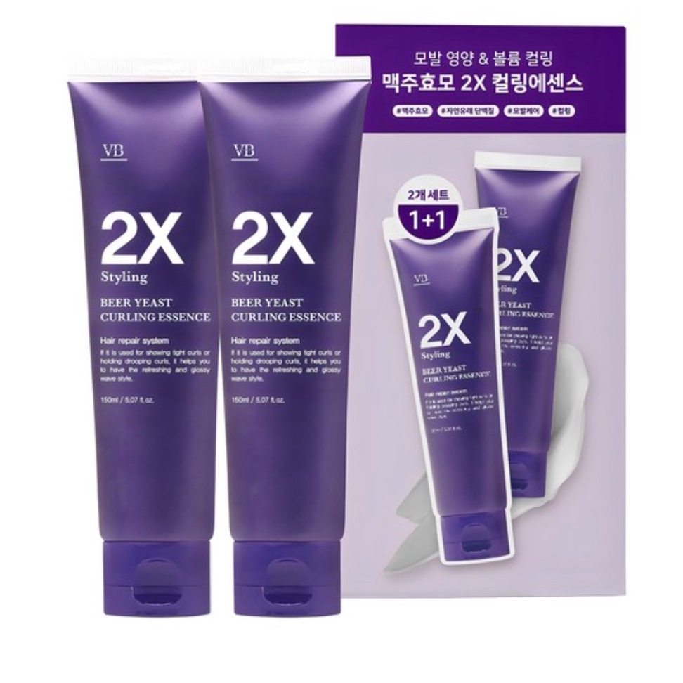 Tinh chất dưỡng tóc VB 2X Styling Beer Yeast Curling Essence 150ml