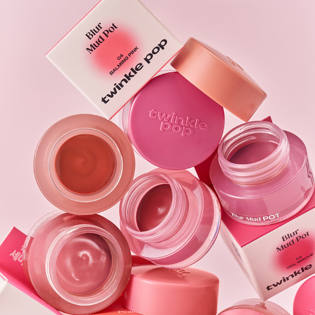 [Daiso Korea] Twinkle Pop Blood Pot 4 màu / Sản phẩm khuyến nghị mỹ phẩm Daiso