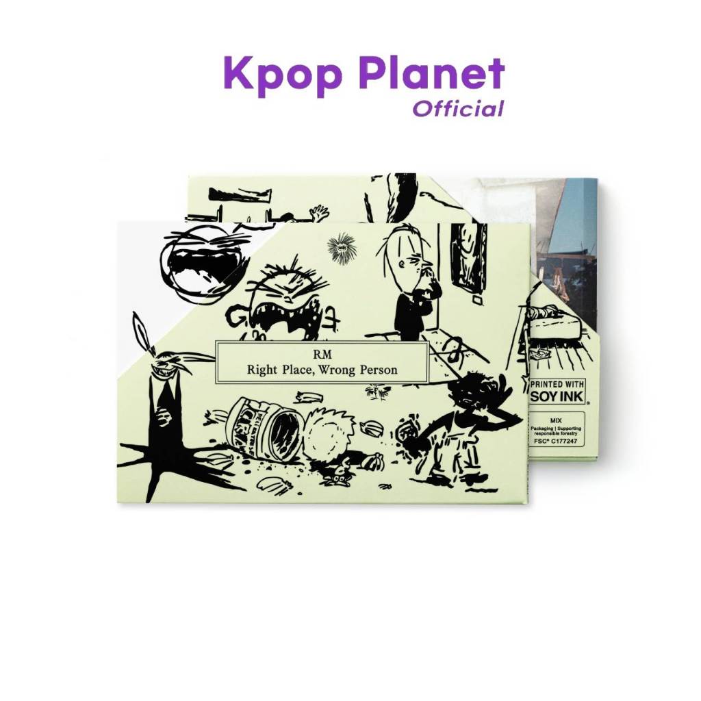 [Cửa Hàng POB / Phiên bản  Album Weverse] BTS RM - Album Solo thứ 2 [Right Place, Wrong Person]