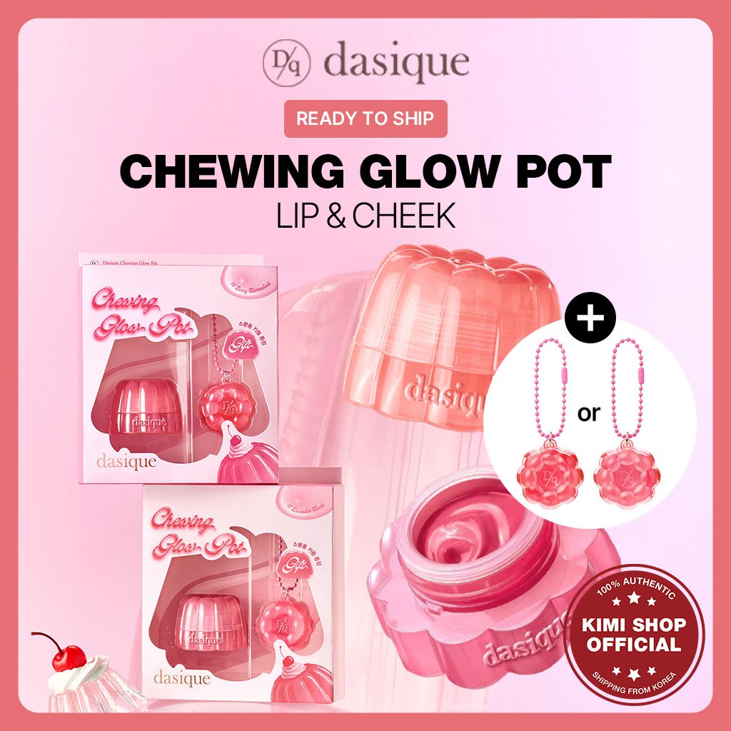 [Dasique] Bộ móc khóa Chewing Glow Pot 20 màu Lip & Cheek