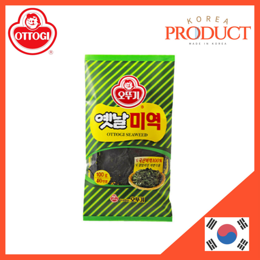 Rong biển khô OTTOGI 100g (40 phần ăn) Rong biển thô từ Hàn Quốc