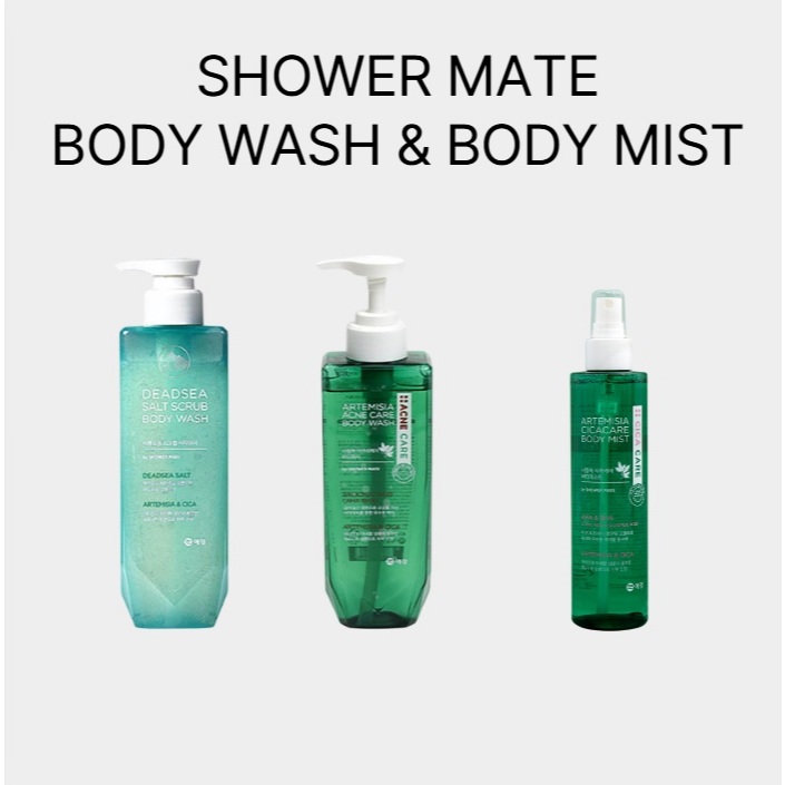 [Shower MATE] GIẶT THÂN & MIST BODY / DEADSEA SALT / ARTEMISIA / Aekyung