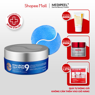 Mặt nạ mắt MEDIPEEL HYALURON AQUA PEPTIDE 9 AMPOULE EYE PATCH Hàn Quốc 1.6g x 60 miếng