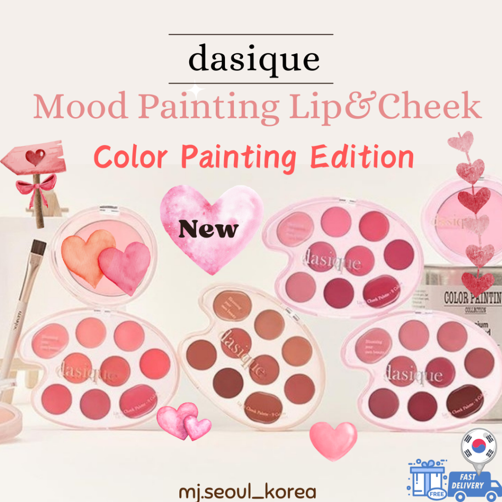 Dasique Mood Painting Lip & Cheek 4 loại