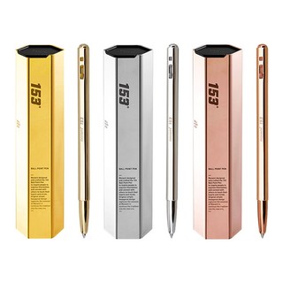Bút bi gốc dầu màu vàng Monami 153