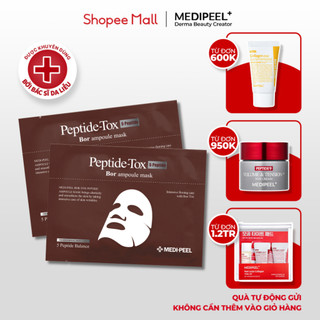 MEDIPEEL Mặt nạ Peptide Tox Bor chống lão hóa 30ml x 10 miếng