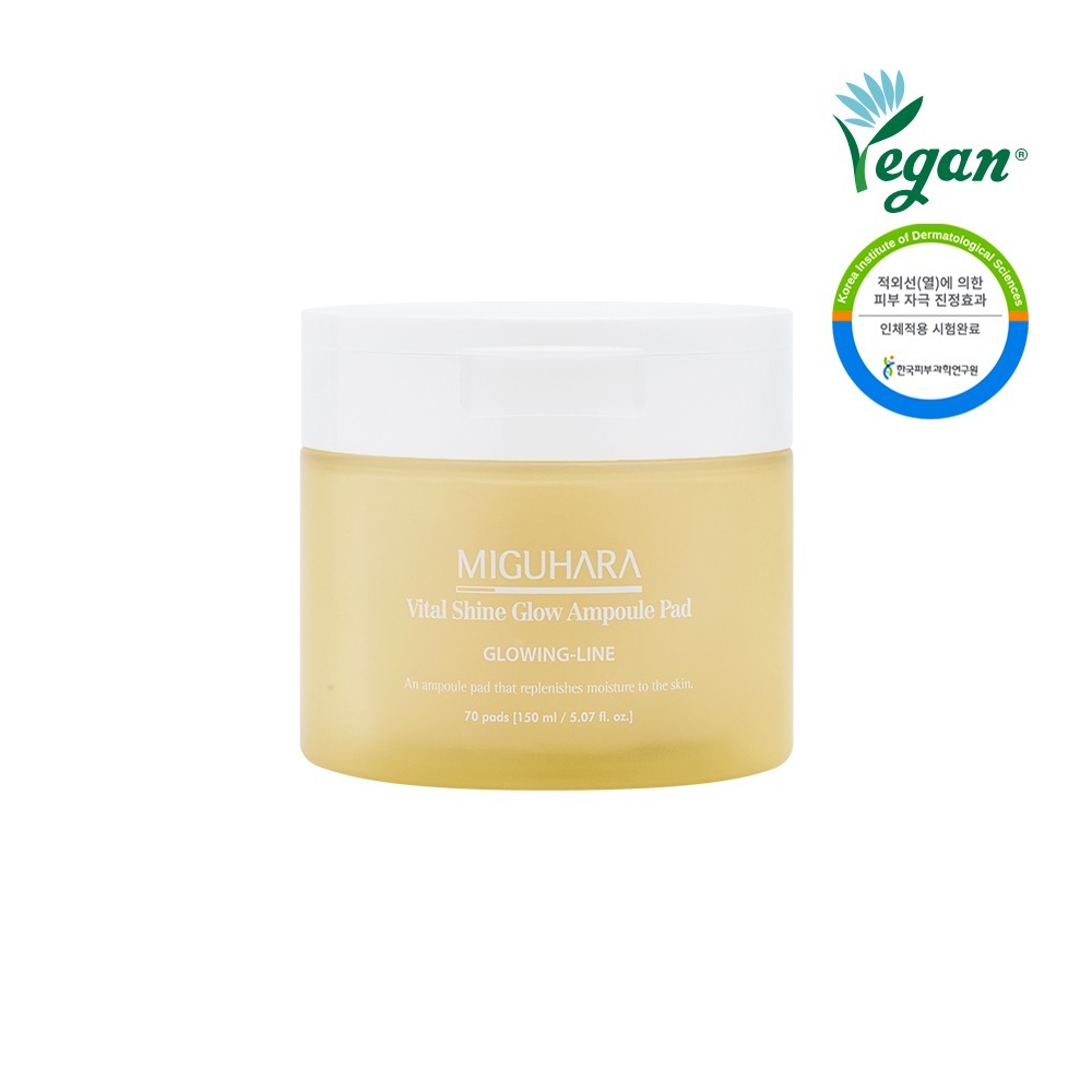 Miguhara Vital Shine Glow Ampoule Pad 70ea