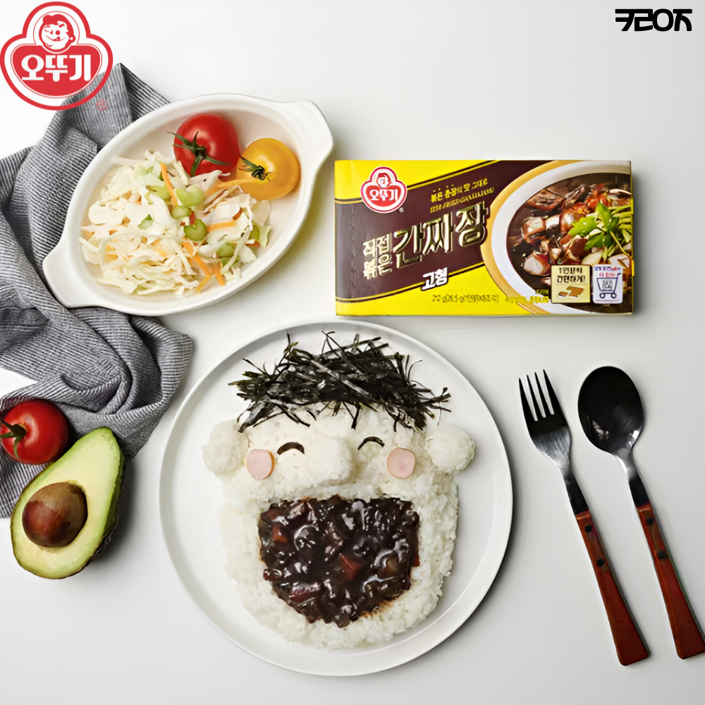 [Ottogi] Sốt nguyên khối Chunky Jjajang sốt đậu đen Hàn Quốc 212g