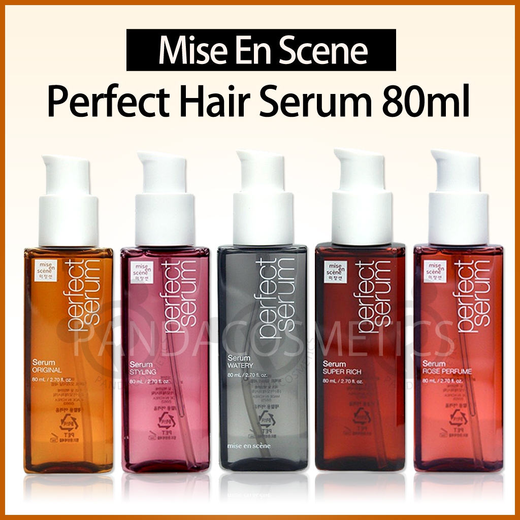 [Mise-En-Scene] Dầu dưỡng tóc Mise en Scene Perfect Serum 80ml (Original, Nước hoa hồng, Phong phú, 