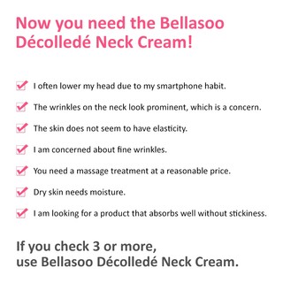 [Bellasoo] Decollete Neck Cream (Massage Roller Cream) 50ml
