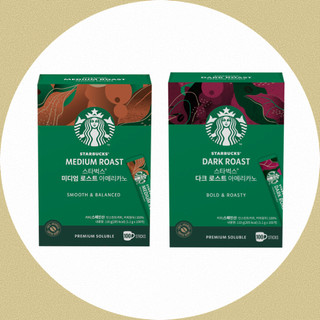 Medium Roast Americano / Dark Roast Americano / Starbucks Instant Coffee / Black Coffee / Premium Instant Coffee Sticks / Dark Roast / Medium Roast