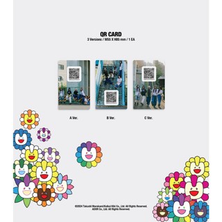 (WEVERSE ALBUMS VER.) NEWJEANS [SUPERNATURAL] NJ X MURAKAMI (21st Jun.2024)