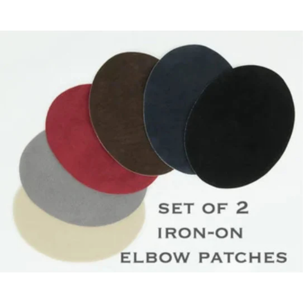 Khuỷu tay IRON-ON, Bộ 2, 6 màu