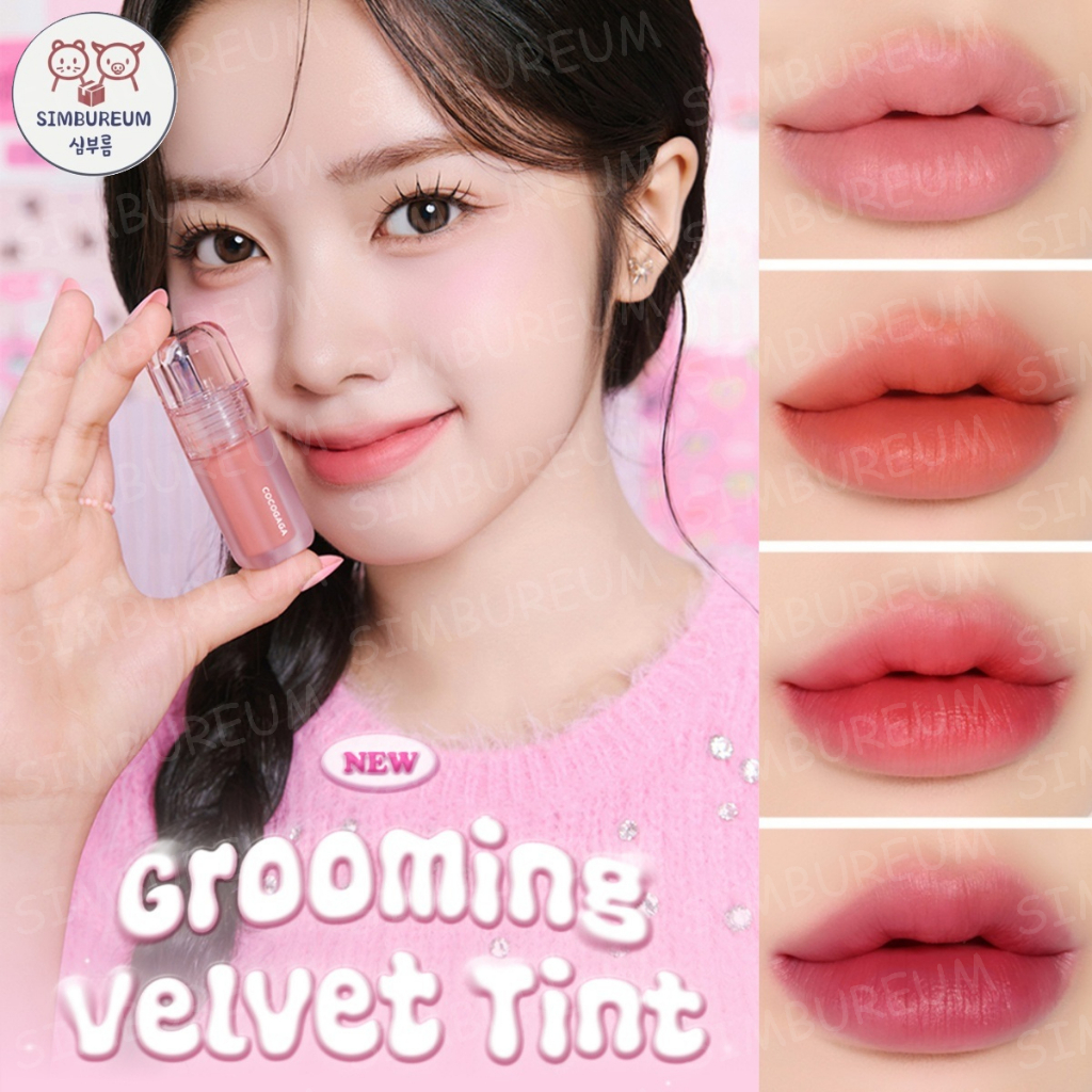 [Cocogaga của Forencos] Hàn Quốc Daiso Beauty Grooming Velvet Tint Lovely Cat Edition _ Lip Tint Mak