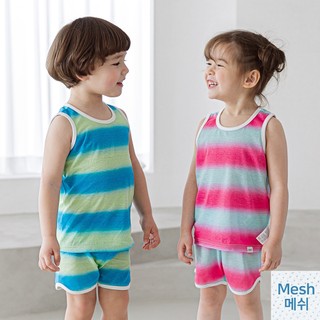  Bộ quần ngắn Sunset Tank Top (SS) -CG127 2 màu sắc từ Hàn Quốc Xuân Hè Trang phục quần áo trẻ em Bộ đồ ngủ trẻ em