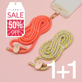 (1 + 1) Dây đeo điện thoại ARNO 'ANY + Dây đeo '(Miếng dán + Carabiner + Dây đeo / 25 loại)