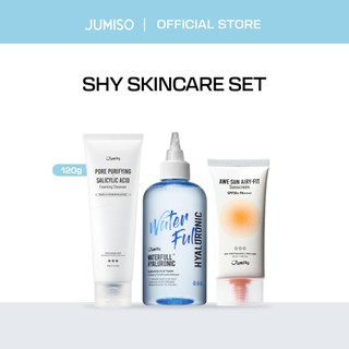 Shy Skincare Set - Bộ chăm sóc da Jumiso cho người mới bắt đầu, e thẹn 250ml, 120g, 50ml