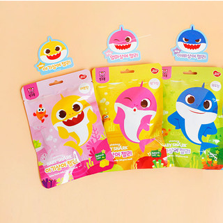 [Pinkfong] Thạch Cá Mập Bé 60g | Cá Mập Bé (Hương chanh) / Cá Mập Bố (Hương Nho) / Cá Mập Mẹ (Hương Dâu)