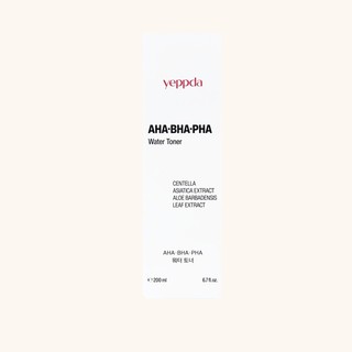 yeppda aha+ bha+ pha water toner 200ml