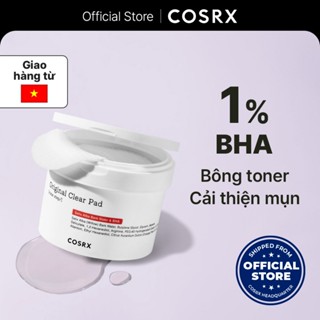 [Giao hàng từ Việt Nam] COSRX OFFICIAL Hộp 70 bông toner BHA One Step Original Clear 135ml tẩy tế bào chết cải thiện mụn đầu đen/ đầu trắng