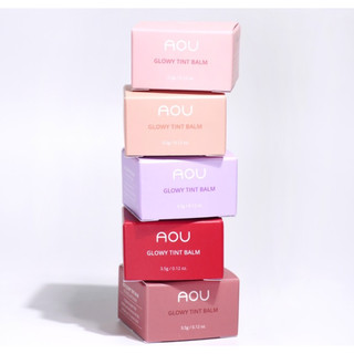 [AOU] GLOW TINT BALM Son Dưỡng Môi 3.5g  (Apple/Persimmon/Good/Mulberry/Cherry/Chocolate/Peanut/Bubble)