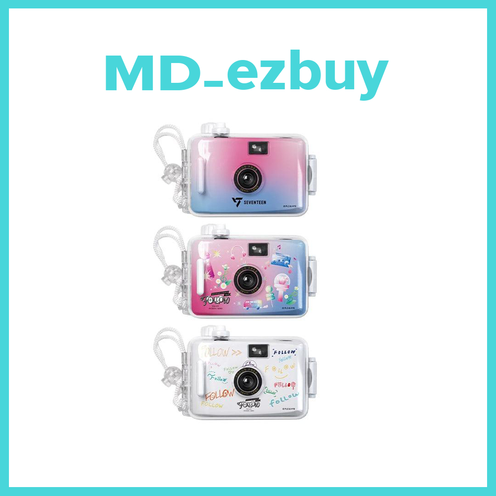 Seventeen Follow Film Camera ( Incl. Film camera, Waterproof case, Strap )
