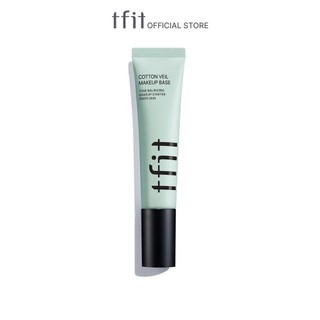 Tfit kem lót xanh cotton veil makeup base 01 pure green 30ml