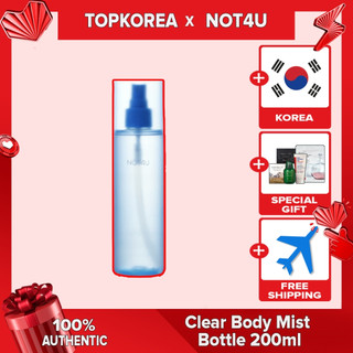 [Hàng mới về] << NOT4U CLEAR BODY MIST 200ml  >> Tinh chất dưỡng da NOT4U 200ml
