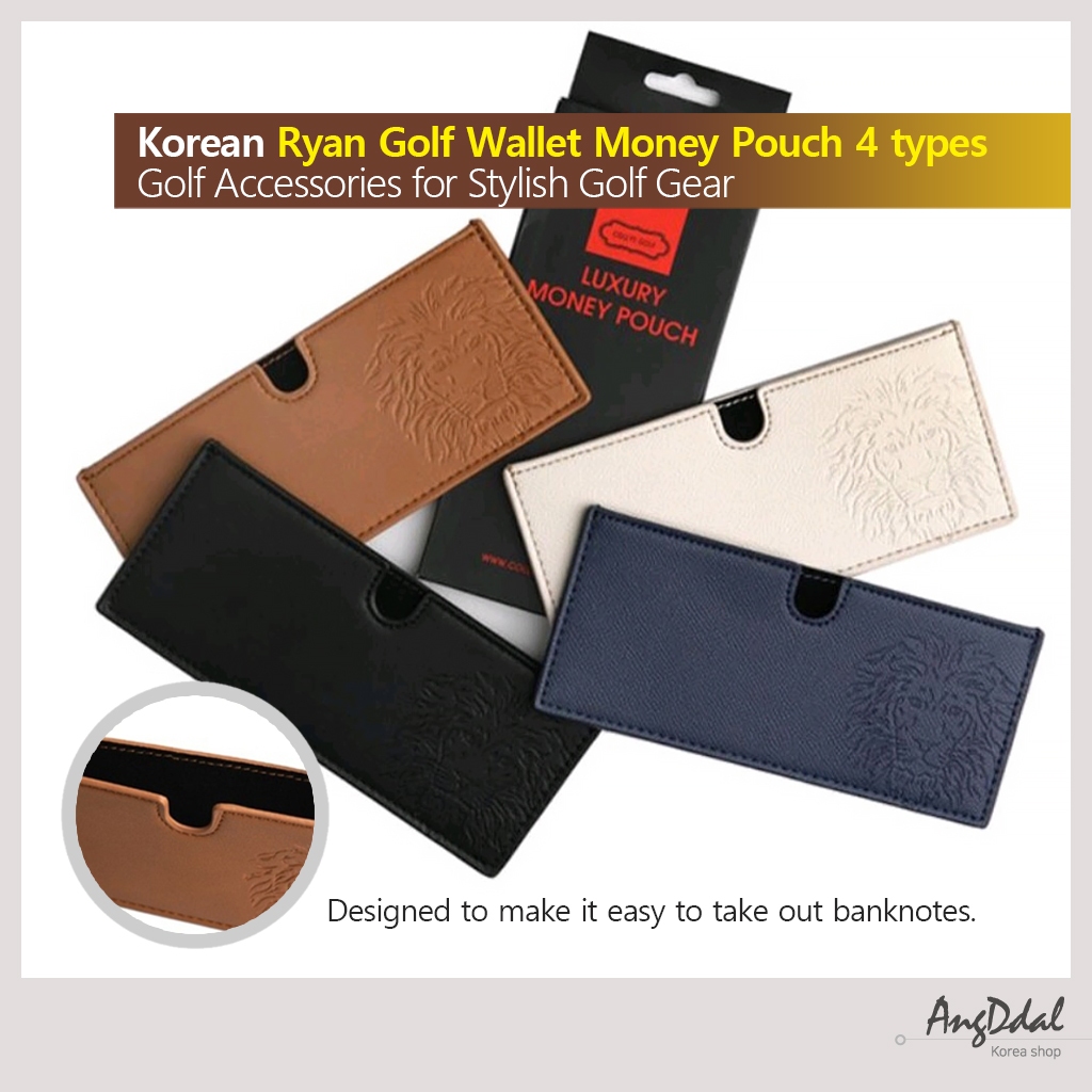 Ryan Golf Wallet Money Pouch Field Money Clip - Phụ kiện chơi gôn cho thiết bị chơi gôn sành điệu