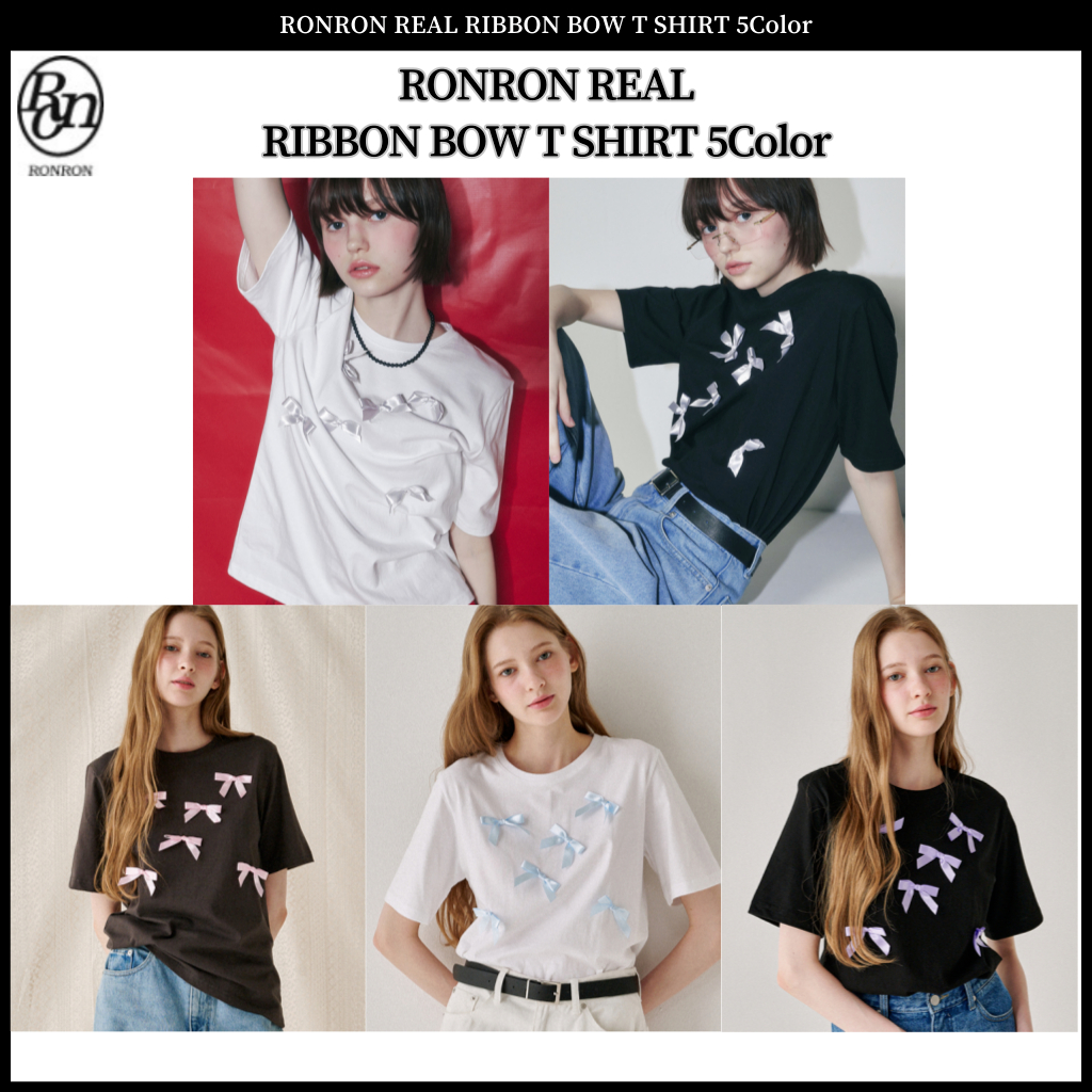 Áo THUN RONRON REAL RIBBON 5 màu