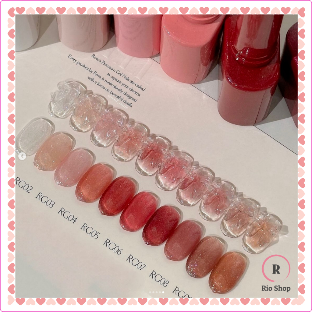 Reve x Lowe 10 Màu Móng Tay Lấp Lánh