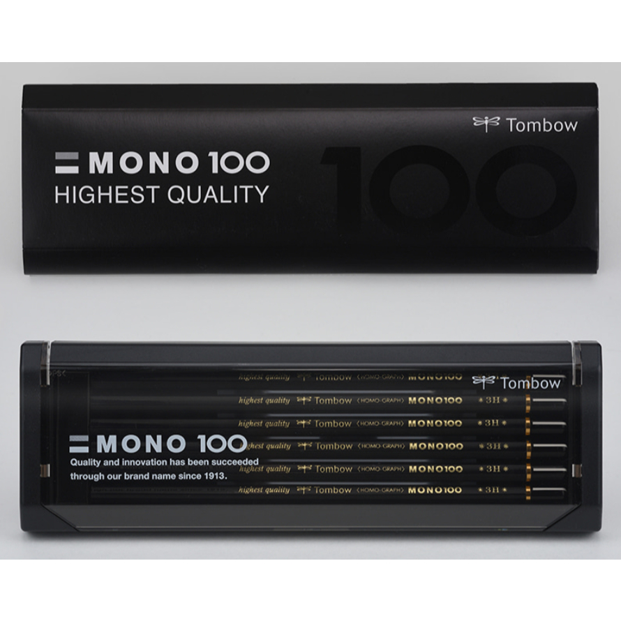 [Tombow] Bút chì MONO 100 1DZ (12 CÁI) / Bút chì chuyên nghiệp / Bút chì than chì / Bút chì phác thả