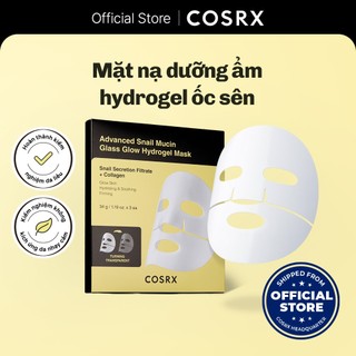   COSRX  Mặt nạ thạch ốc sên Hydrogel cho làn da thủy tinh trong suốt và rạng rỡ _ 3ea   1box 