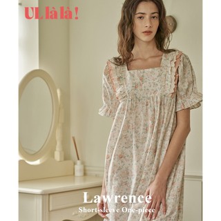  (24177WOSXN)  ULLALA CỬA HÀNG CHÍNH HÃNG VÁY NGỦ LAWRENCE COTTON 100% MÀU KEM FREE