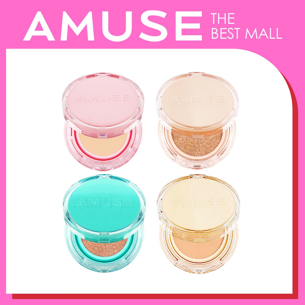 [AMUSE] Dew Power Vegan / Skin Tune Vegan Cover /Meta fixing / Dew Jelly Cushion