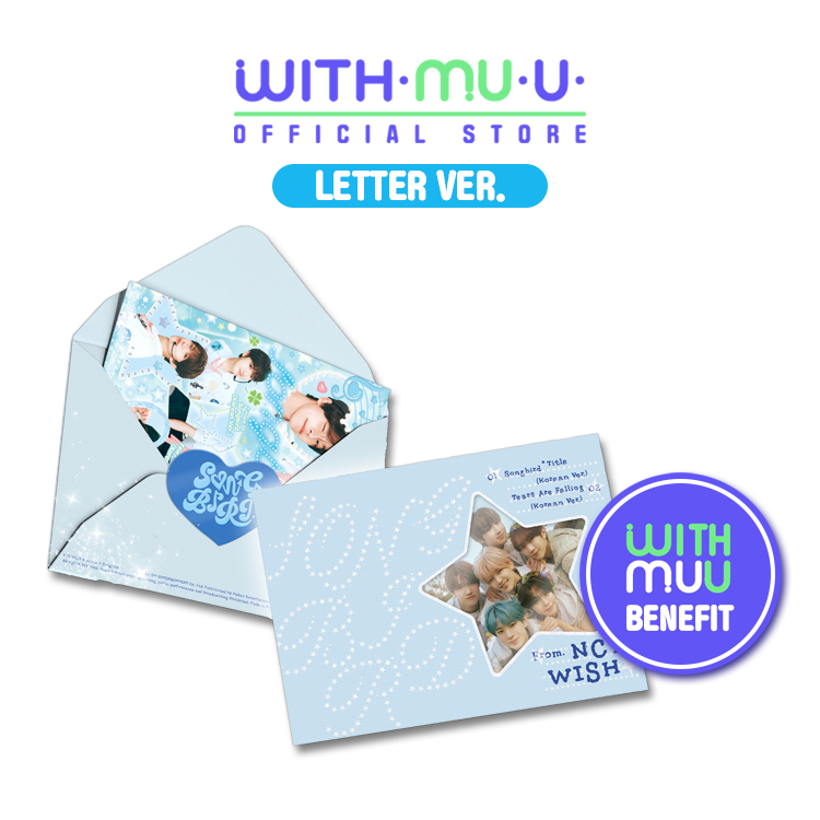 Album SM Entertainment NCT WISH [Songbird] Letter Ver. 2nd Single Album (WITHMUU POB)