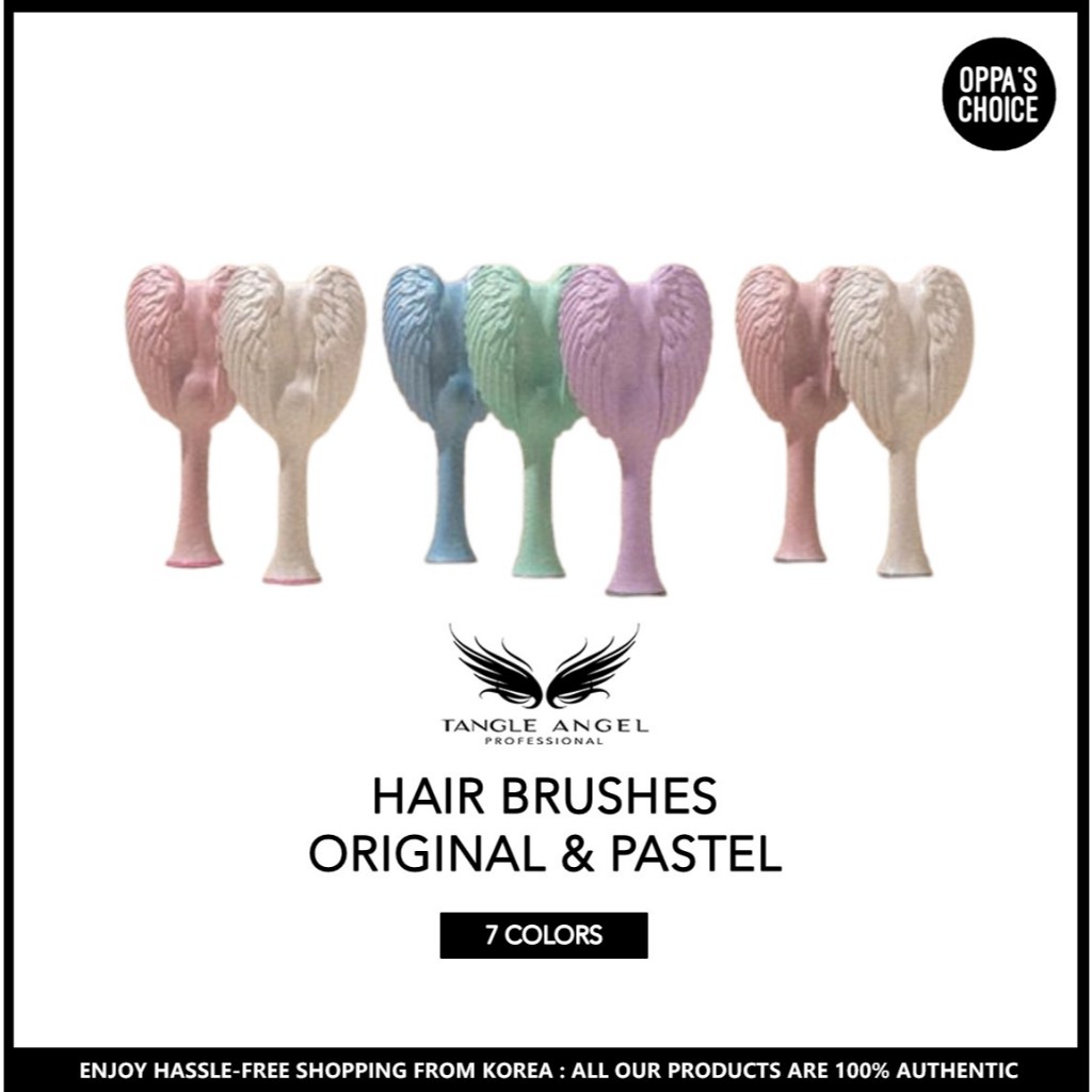 [READY TO SHIP] TANGLE ANGEL HAIR BRUSH ORIGINAL & PASTEL (7 COLORS)