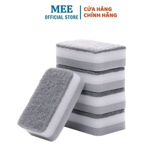 Miếng mút rửa bát hai mặt tạo bọt, vệ sinh nhà bếp