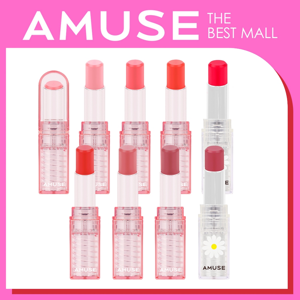 [AMUSE] Son Dưỡng Có Màu Dew Lip Balm Dưỡng Ẩm Môi Mềm Mịn Bóng Nhẹ