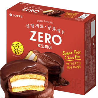 Lotte Sugar Free Zero Sweet Snacks Zero Choco Pie 28g * 12ea