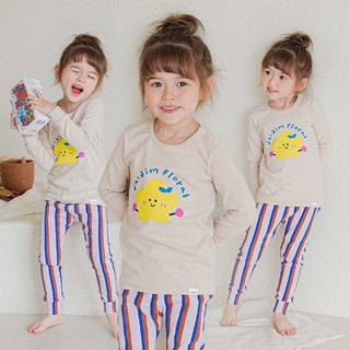  Hello Brushed Spandex Homewear (22FW) -AI157 từ Hàn Quốc Xuân Hè Thu Đông Quần áo trẻ em Bộ đồ ngủ trẻ em