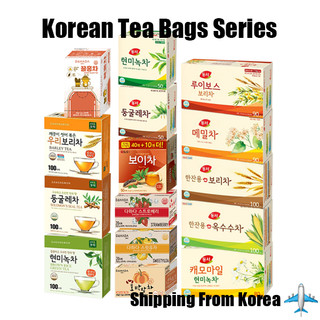 Dòng túi trà hàn quốc | trà xanh gạo lứt / trà niêm phong solomon / trà kiều mạch / hoa cúc / rooibos / trà lúa mạch / trà ngô / trà pu-erh / dâu
