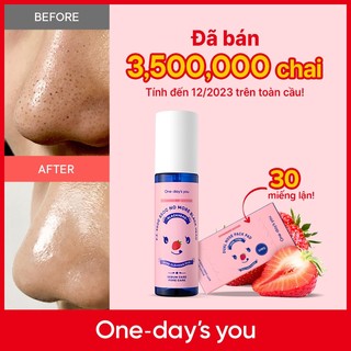  Serum ONE DAY'S YOU  Giảm Mụn Đầu Đen, Bã Nhờn (100ml) + Hộp Bông Đắp (30 Miếng) |  No more blackhead 100ml + Dual nose pad