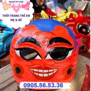 Mặt nạ Ông Địa Người lớn múa hóa trang Tết Trung Thu, Tết - Đầu Ông Địa cho người lớn múa lân